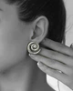 Жіночі сережки Спіралі jewelry Сріблясті - зображення 10