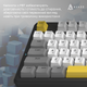 Проводная механическая клавиатура Ajazz AK870 V2 Flying Fish switches Black Grey Yellow (AK870-V2-FF-BGY) - изображение 11
