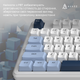 Клавиатура проводная Ajazz AK870 V2 Flying Fish Switch USB White-Blue (AK870-V2-FF-BWB) - изображение 11