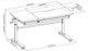 Стол 2Е с регулировкой высоты 54-76x120x60 см Белый (2E-CE301K-MECHANIC) - изображение 12