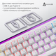 Дротова механічна клавіатура Ajazz NK68 Red switches White (NK68-R-W) - изображение 7