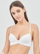 Бюстгальтер без косточек бесшовный с Push-up бесшовный brabrabra 015С 70B Белый (6907207939253) - изображение 1