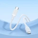 Кабель BOROFONE BX115 Lotto 60W silicone cable Type-C to Type-C 60W 1м White (6941991119699) - изображение 4