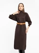 Сукня жіноча Arber Dress t-neck D1 WTR-210 L коричневий (W22.11.38.531) - изображение 2