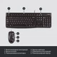 Комплект Logitech MK120 USB UA Black (920-002563) (18329) - зображення 6