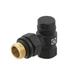 Комплект для подключения радиатора угловой Raftec BLACK термостатический 1/2" DKTU11-B - изображение 6