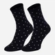 Набор женских носков высоких хлопковых Tommy Hilfiger SoDot 100001493-001 35-38 2 пары Black (8718824978468) - изображение 5