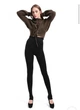 Теплые лосины колготы на меху Grace чёрные универсальные (S/M/L) - изображение 1