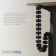 Органайзер для кабелю Officepro CM370B Black - зображення 10