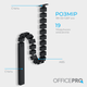 Органайзер для кабелю Officepro CM370B Black - зображення 11