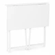 Biurko komputerowe ModernHome by Multistore składane 80 x 45 cm Białe (TH-FD-5) - obraz 2