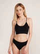 Бюстгальтер без кісточок безшовний Giulia Cami Top Grain S/M Чорний (4823116929890) - зображення 6