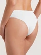 Трусики бразилианы женские Giulia Brasilian Briefs Rib L/XL White (4823116916500) - изображение 3
