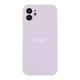 Чохол Silicone Case Full Size with Frame для iPhone 12 83.Lilac Purple - изображение 1