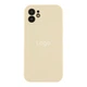 Чохол Silicone Case Full Size with Frame для iPhone 12 11.Antique White - зображення 1