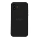 Чохол Silicone Case Full Size with Frame для iPhone 12 18.Black - изображение 1