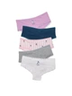 Набор трусиков Victoria's Secret (985741236575) PINK 5-Pack Cotton Lace-Trim Cheeky XL комбинированные - изображение 2