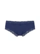 Женские трусики Victoria's Secret (289518316025) Cotton Shadow Stripe Lace-Waist Cheeky XL синие - изображение 3