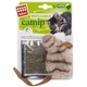 Игрушка для котов GiGwi Catnip Мышка с кошачьей мятой, искусственный мех, кошачья мята, 10 см (75018) - изображение 3