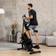Орбитрек-степпер Hop-Sport HS-450B Dynamic Black-Gold до 120 кг Bluetooth - изображение 4