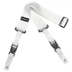 Ремень для гитары DIMARZIO 2 INCH NYLON CLIPLOCK WHITE - изображение 1
