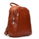 Рюкзак шкіряний коричневий 27×32×14 см PD-420024 - зображення 2