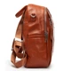 Рюкзак шкіряний коричневий 27×32×14 см PD-420024 - зображення 4