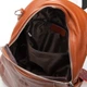 Рюкзак шкіряний коричневий 27×32×14 см PD-420024 - зображення 7