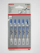 Пилки для лобзика Bosch T118A HSS по металу 5шт - изображение 1
