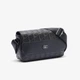 Сумка через плече Лакоста Monogram Leather Flap Close Satchel Black - зображення 2