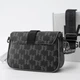 Чоловіча сумка через плече в стилі Karl Lagerfeld Black - зображення 2