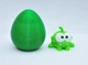 Сюрприз яйцо + Фигурка Ам Ням 5х6см малыш в яйце монстрик Om Nom Cut the Rope амням нямням зеленый - изображение 6