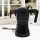 Кавоварка гейзерна 150мл (3 порції) алюмінієва MR-1658-3 Espresso Moka Maestro - изображение 2