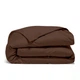 Підковдра Cosas Двоспальна Ранфорс 180x220 COCOA BROWN (4822052389034) - зображення 1