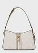 Сумка жіноча GUESS Ginevra Logo Elite, біла - зображення 1