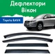 Дефлекторы боковых окон Toyota RAV4 III Тойота РАВ4 3 5 дверей 2006-2012 ветровики - изображение 1
