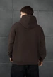 Худі Staff dark brown logo oversize XS - изображение 2