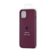 Чехол для iPhone 15 силиконовый Soft-touch Silicone Case Full Size (AA) Maroon - изображение 3