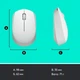 Беспроводная мышь Logitech M171, 1000DPI, 2.4G, 1xAA, Off-White (910-006867) - изображение 2