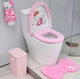 Набор для ванной “Hello Kitty” 3в1: 2 коврика + чехол для унитаза, розовый (87341565) - изображение 6