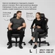Крісло для геймерів Anda Seat Kaiser 3 Size L Fabric Black (AD12YDC-L-01-B-CF) ( Чорний ) 23528 - зображення 9