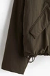 Куртка H&M Boxy Fit утеплена хакі 1295811002 M - изображение 6
