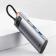 USB-хаб Baseus Metal Gleam Series 7-in-1 Multifunctional Type-C HUB Gray (WKWG020113) [72632] - изображение 6