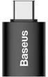 Переходник Baseus Ingenuity Series Mini OTG Adaptor USB-C to USB-A Black (ZJJQ000001) [78667] - изображение 2