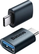Переходник Baseus Ingenuity Series Mini OTG Adaptor USB-C to USB-A Blue (ZJJQ000003) [78669] - изображение 2