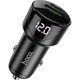 Автомобільний зарядний пристрій Hoco Z42 Light Road PD20W + QC3.0 Black [110008] - зображення 2