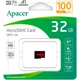 Карта памяти Apacer MicroSDHC 32Gb Class 10 UHS-I/U1 R100 (AP32GMCSH10UB-RA) [121248] - изображение 2