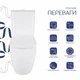 Унитаз напольный Qtap Robin New Ultra Quiet безободковый с сиденьем Soft-close WHITE QT13226083AW - изображение 3
