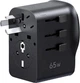 Uniwersalny adapter podróżny Ugreen S550 65W Universal Travel Adapter Black (6941876250011) - obraz 4
