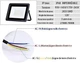 Вуличний LED прожектор 10W (IP68 Водонепроникний), Холодне біле, 220V, Для саду/фасаду - зображення 2